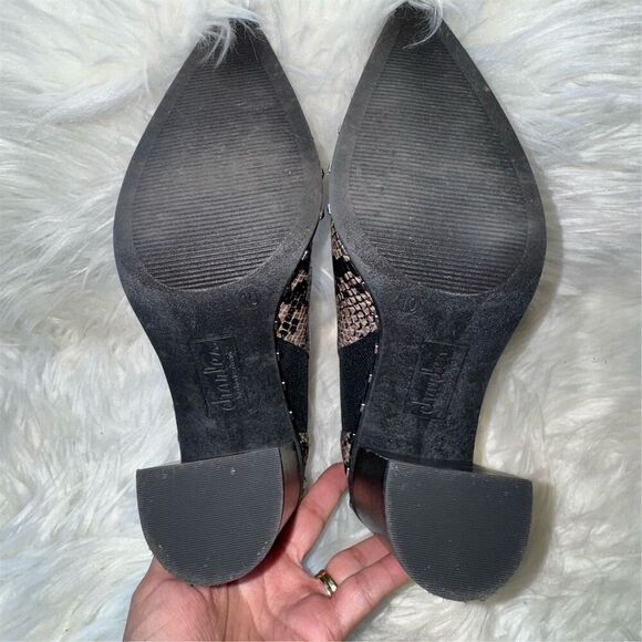 Charles David Duke Dark
Taupe Snake Block Heel
Embellished Chelsea Ankle
Booties - Picture 7 of 11